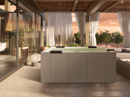 Гидромассажный СПА бассейн Spa Natural Paolo Ferralli Invisibile (280х235 см)